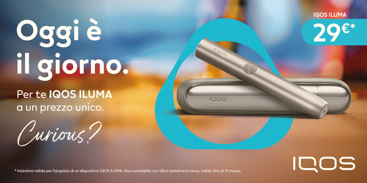 IQOS ILUMA, disponibile al prezzo speciale di 29€