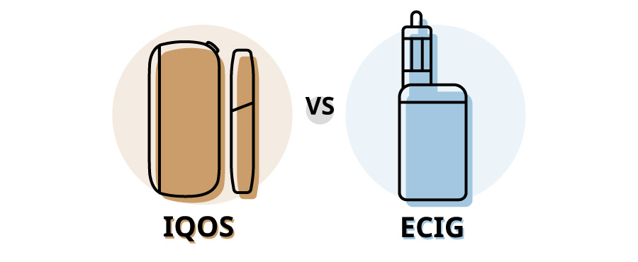 iqos vs ecig tabacco
